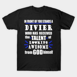 Diving Sea Coral Ocean Funny Slogan T-Shirt